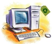 Why is it important to recycle your computer hardware and peripherals?