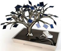 Educate citizen to the energy efficiency by solar "trees"