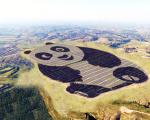 Solar energy and energy efficiency in China thanks to the first, shaped like panda