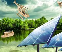 Photovoltaic games, solar gadgets, office and fashion