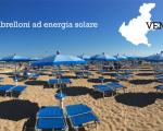 Ombrellone ad energia solare sulle spiagge del Veneto