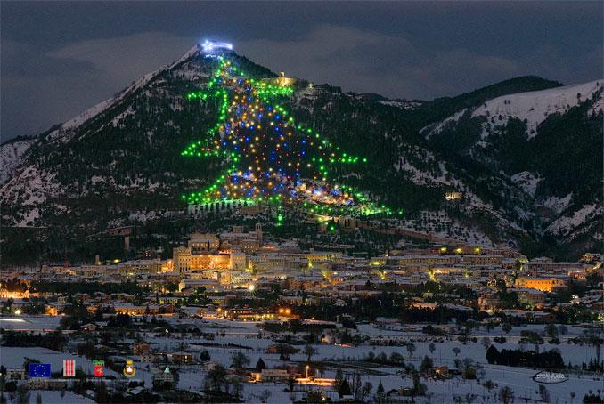 Il più grande albero di Natale ecologico è in Italia