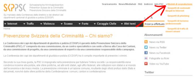 PSC Prevenzione Svizzera della Criminalità