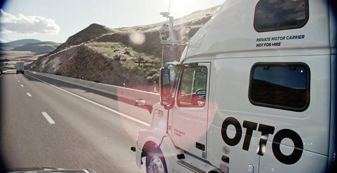 Start up Otto truck without driver